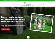 Bella Cosa Lawn & Landscape Website